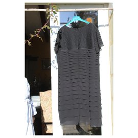 Weill-Talla del vestido Weill negro 48-Negro