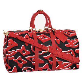 Louis Vuitton-Keepall LV x UF 45cm Nuovo-Rosso