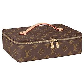 Louis Vuitton LV Nice jewelry  case new Brown