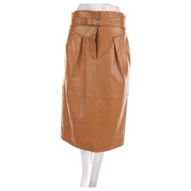 Alberta Ferretti Saias Marrom