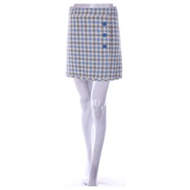 Sandro-Skirts-Blue,Grey
