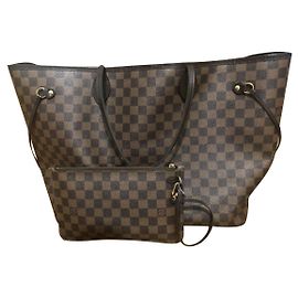 Louis Vuitton Neverfull GM Pelliccia Castagna Castagno