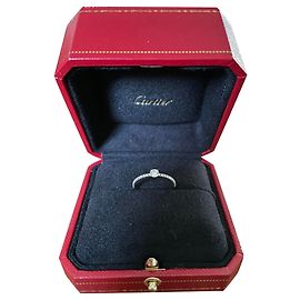 Solitaire Etincelle de Cartier, Platin 52 Weiß