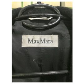 Max Mara-Casacos, agasalhos-Preto