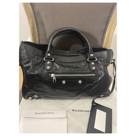 Balenciaga-Giante city 12-Black