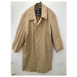 Autre Marque Burberrys Trench Coat Beige Cotton Wool Lining Beige