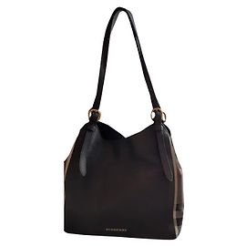 Borsa a tracolla Burberry in pelle nera Nero