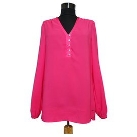 Tommy Hilfiger Pink Blouse Polyester Pink