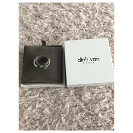 Dinh Van-Square wedding ring white gold and a diamond-Other