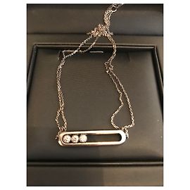 Messika Move necklace White gold on a cable link chain Other