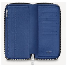 Louis Vuitton-Portafoglio LV zippy blu-Blu