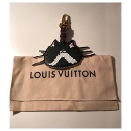 Louis Vuitton-Kürbis Katze-Braun,Schwarz,Pink,Weiß,Gold hardware