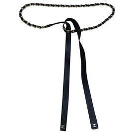 Chanel Belts Black
