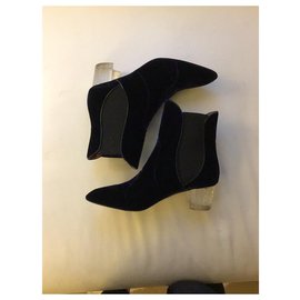 Alaïa-Boots-Navy blue