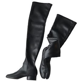 Maison Martin Margiela Botas Tabi icônicas com sacos de pó Preto