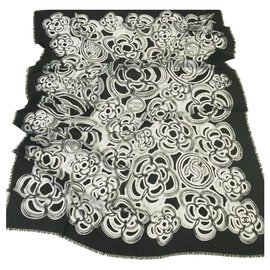 Stola CHANEL Nero Bianco