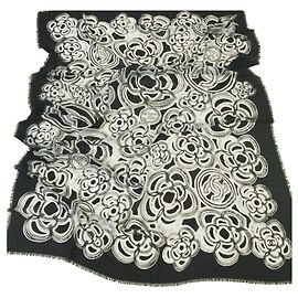Stola CHANEL Noir Blanc