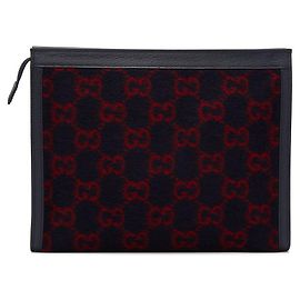 Gucci Wollbeutel neu Blau