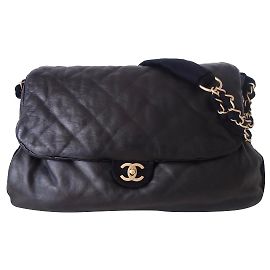 Borsa vintage Chanel Timeless Nero
