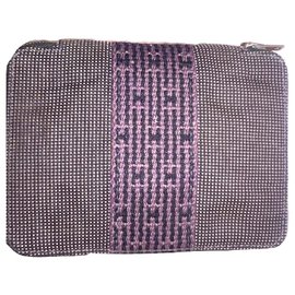 Hermès-HERMES vintage wallet Herline-Dark grey