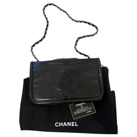 Chanel-Chanel small lipstick flap bag-Black