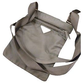 Borsa a tracolla Prada Milano in nylon nero Nero