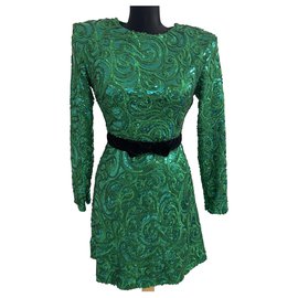 Autre Marque-Dresses-Dark green