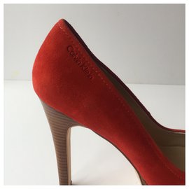 Calvin Klein-Heels-Red
