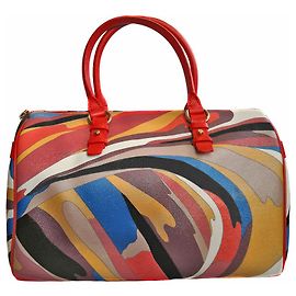 Emilio Pucci Cartable multicolore + pochette amovible Multicolore