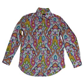 Camisa Etro Multicolor de Algodón Multicolor