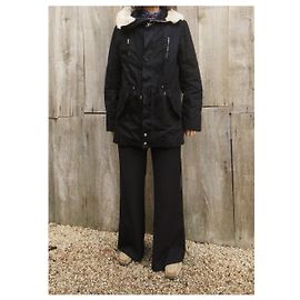 parka Iro taille 38 (2) Noir