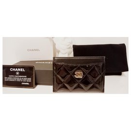 Chanel-Titolare della carta classico-Nero