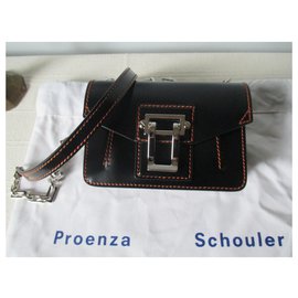 Proenza Schouler-Mini sac à bandoulière HAVA-Noir