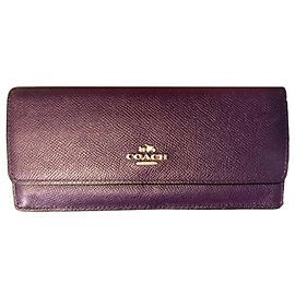 Coach Geldbörse Lila