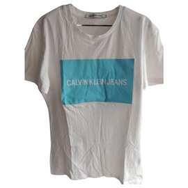 Calvin Klein-Calvin Klein Jeans tshirt with logo-White