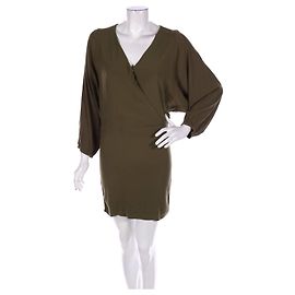 Filippa K Kleid in Grün Viscose S Grün