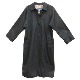 Burberry-Burberry woman raincoat vintage t 42-Black