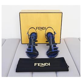 Fendi-Sandals-Black,Blue