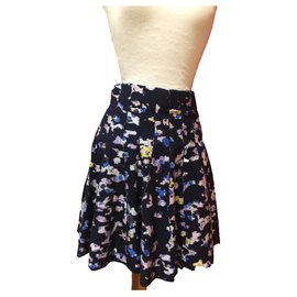 Jupe Kenzo Multicolore Polyester Viscose Taille 38 Multicolore
