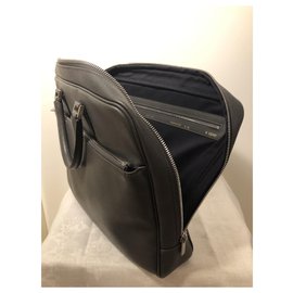 Valextra-ACCADEMIA CLASSIC BRIEFCASE-Grey