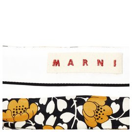 Marni-FLOWER BLACK FRF36/38-Black,Cream,Yellow