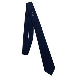 Chanel-Ties-Navy blue