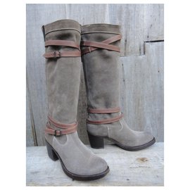 Frye-Botas Frye p 36-Taupe