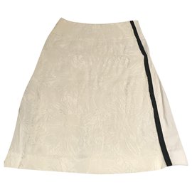 Roberto Cavalli-Skirts-Black,White,Eggshell