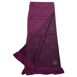 Louis Vuitton-Sciarpa Louis Vuitton logomanía-Púrpura