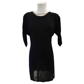 Just Cavalli Cavalli black dress with chain Black