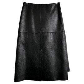 Joseph Sidena-Shiny Schwarzer Lederrock Schwarz