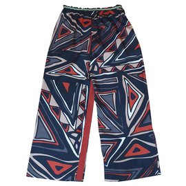 Maliparmi-Maliparmi multicolor patterned trousers-Multiple colors