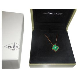 Van Cleef & Arpels Van Cleef & Arpels  18Collana con pendente Alhambra in oro K e diamanti Giallo