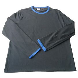 CHANEL UNIFORM Tee-shirt manches longues marine MIXTE TL NEUF Bleu Marine